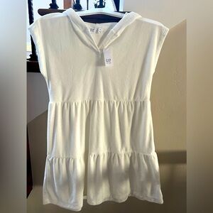 NWT hooded terry gap kids coverup XL/12